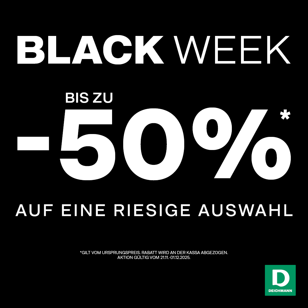 BLACK WEEK bei Deichmann